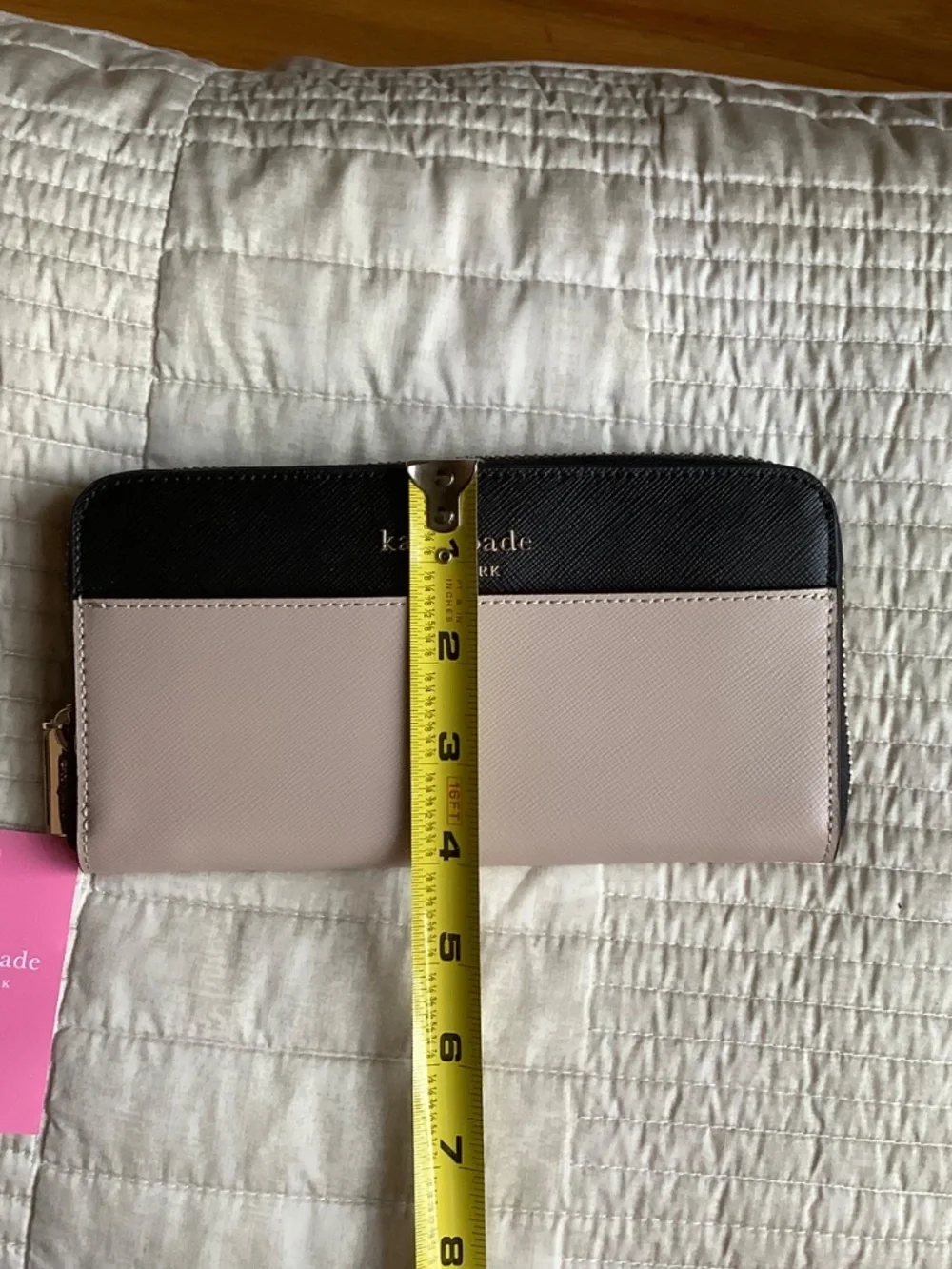 Kate Spade New York Staci Continental Leather Wallet Warm Beige Multi OS